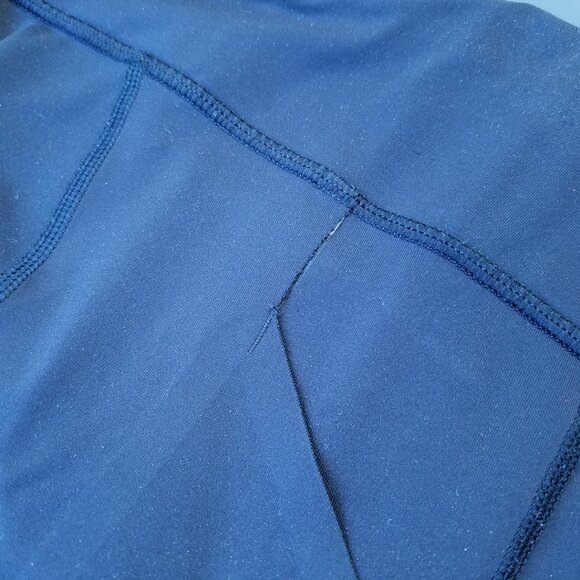 Lululemon Pace Rival Luxtreme Crop Leggings Size 6 Small Pants Black Skinny - Picture 14 of 16